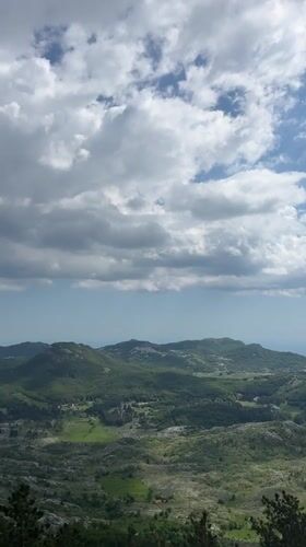 Scenic mountain landscape documented in Dolovi, Montenegro