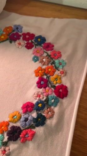 Midnight embroidery documentation captured in Sumalao, Argentina