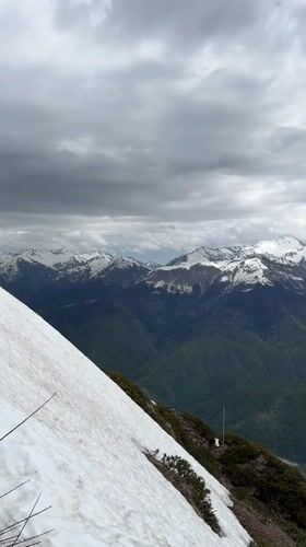 Morning mountain tourism moments captured in Estosadok, Russia