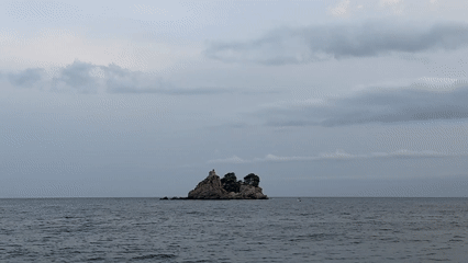 Overcast evening on the Petrovac waterfront, Montenegro