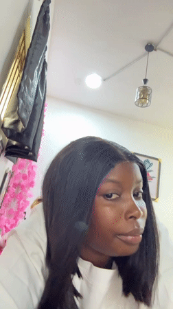 Beauty salon activities documented in Moba, Nigeria