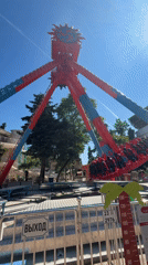 Amusement park visit with rides and character displays in Sochi