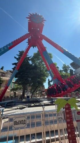 Amusement park visit with rides and character displays in Sochi