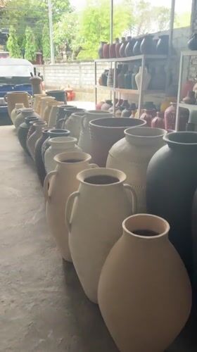 Ceramic pottery warehouse documented in Denpasar, Indonesia