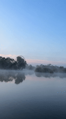 Peaceful dawn scene captured over calm waters in Mexico City