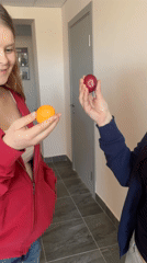 Women share casual hallway moments in Saint Petersburg