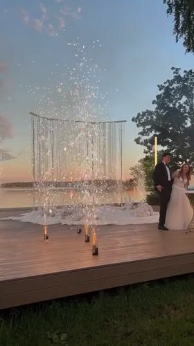 Wedding celebration with ceremony and reception in Osipovo, Russia