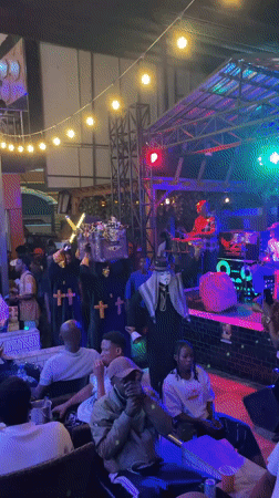 Live band performance and costumed party at Obosi entertainment venue