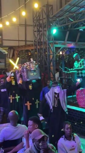 Live band performance and costumed party at Obosi entertainment venue