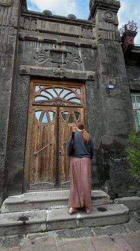 Historic Gyumri architecture and daily life captured by witnesses