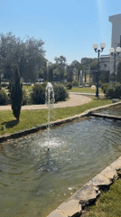 Summer day at a Podgorica water park