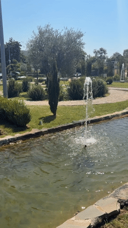 Summer day at a Podgorica water park