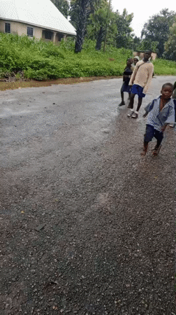 After the rain in rural Gidan Jatau, Nigeria