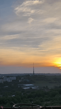 Dawn sequence captured from urban balcony over 42 minutes