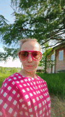 Rural domestic life documented in Russian village morning