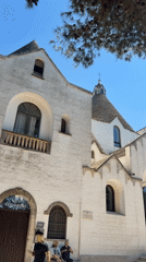 Inside and out: Alberobello's trulli streets and church interior