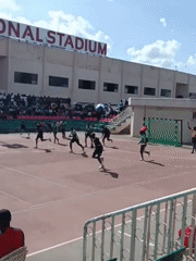 Handball match played at Nyayo National Stadium in Nairobi