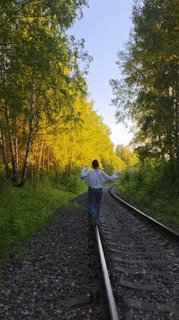 A quiet afternoon around Chaikovsky, Russia