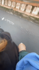 Early morning motorbike scene captured in rural Vietnam