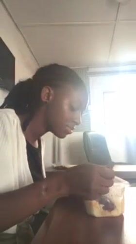 Young woman documented in routine morning activities across Nigerian cities