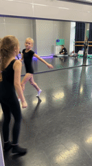 Young dancers practice routines in Saint Petersburg studio