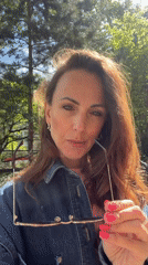Woman takes outdoor selfies in Birobidzhan late night