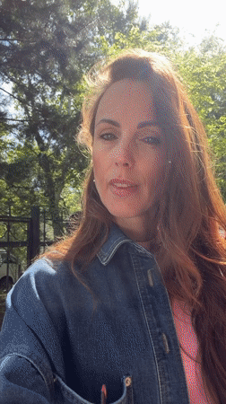Woman takes outdoor selfies in Birobidzhan late night
