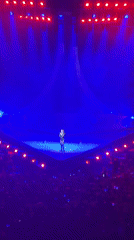 Female performer draws large crowd at Milan concert venue