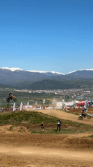 Motocross race draws crowds in Selishte, Bulgaria