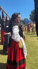 Medieval fair fills Llanera with costumes, crafts, and open-air feasting