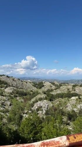 Panoramic landscape view captured in Mali Bostur, Montenegro
