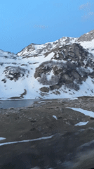 Serene mountain lake scene documented in Montenegro
