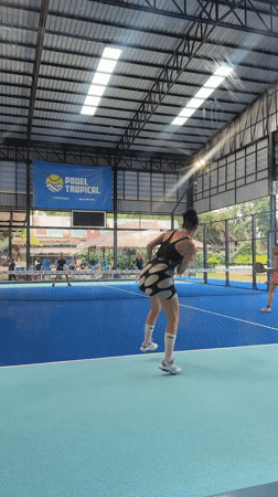 Morning padel at Padel Tropical Club, Ban Bang Rak
