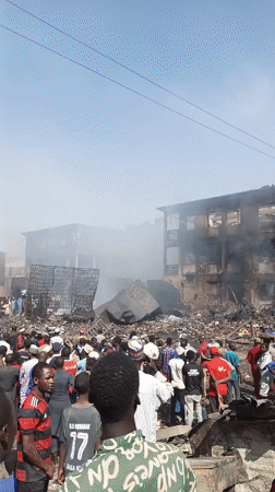 Major fire damages buildings in Kano's Fagge district