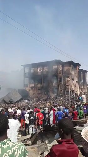 Major fire damages buildings in Kano's Fagge district