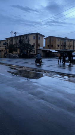 Wet streets observed in Lagos after rainfall