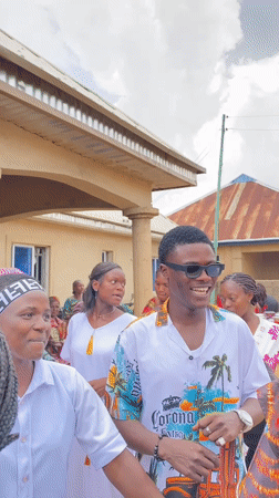 Community celebration with singing, dancing in Kuru Karama, Nigeria