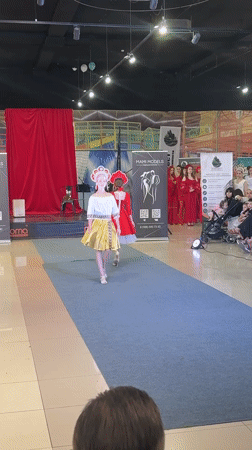 Children's fashion and folk culture event in Astrakhan