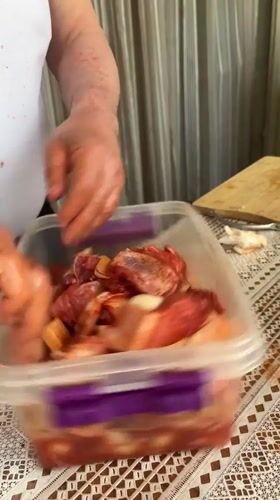 Armenian food preparation and cultural imagery documented in Vagharshapat