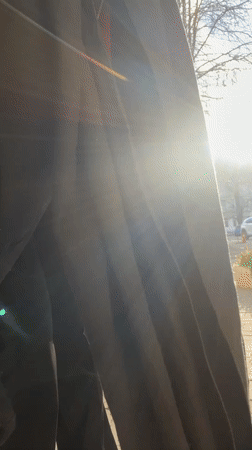 Person filmed on sunny afternoon in Odesa streets
