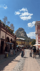 Tourist captures typical street life in Bernal, Mexico