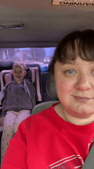 Casual in-car selfie video from Mozhga, Russia