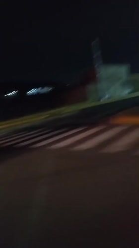 Night motorcycle ride captured on Porlamar streets