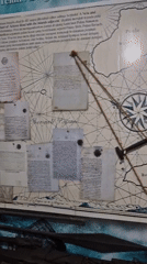 Museum visitor documents historical artifacts in Banda Aceh