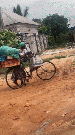 Daily life documented in Abraka, Nigeria market area