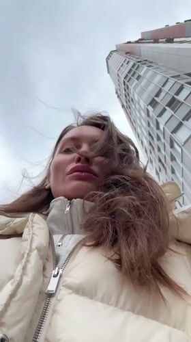 Morning life documented in Krasnogorsk amid overcast weather