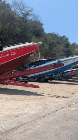 Sunny morning drive through Pattaya City captured on video
