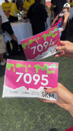 Color run event held at Thep Krasatti athletics track