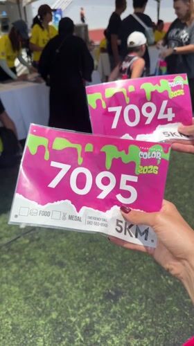 Color run event held at Thep Krasatti athletics track