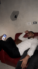 Young men gather for indoor party in Gaza